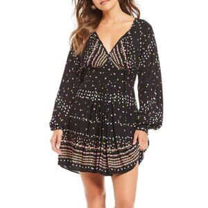 Free People Coryn Black Minidress